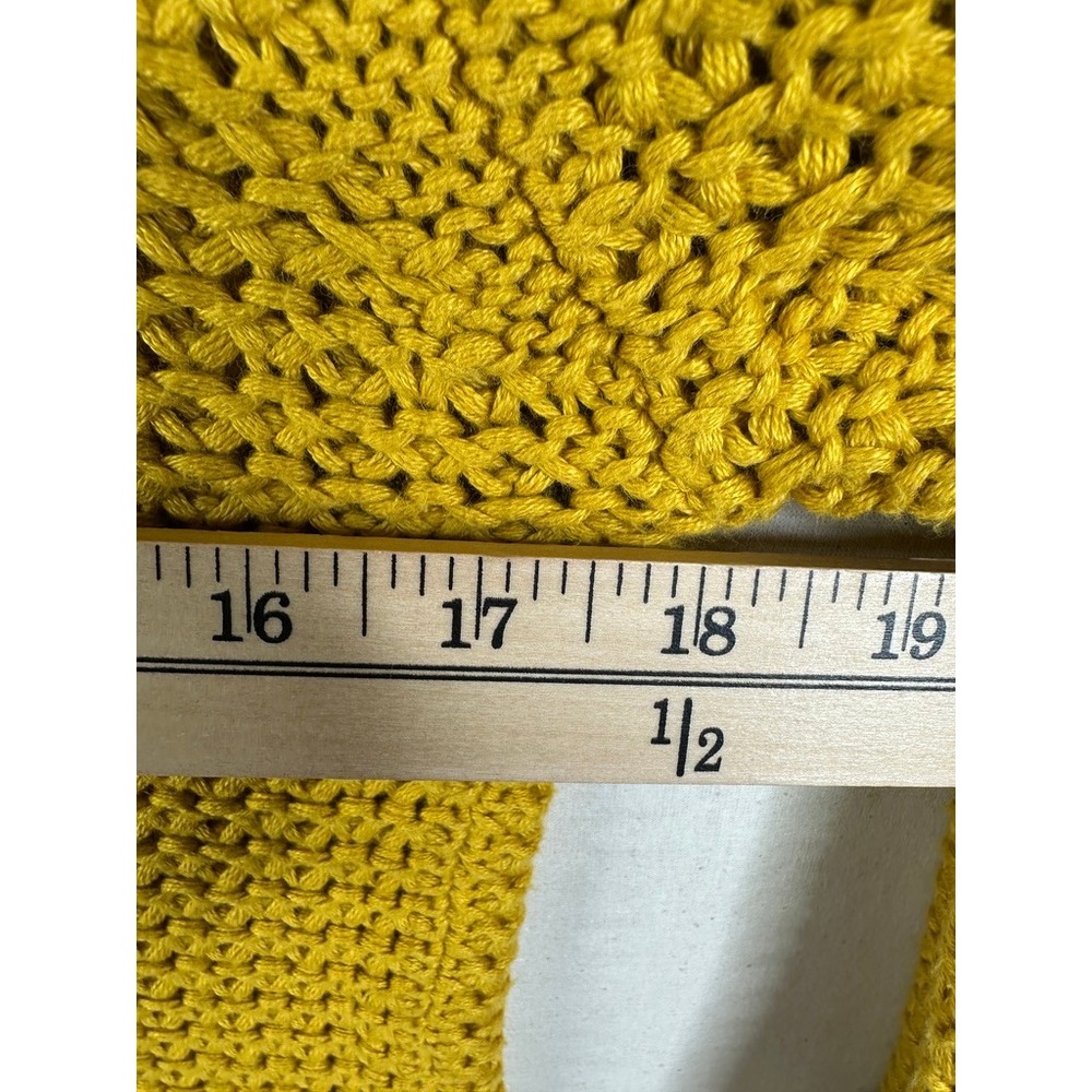 Cozy Yellow Knit Sweater - Picture 6 of 7